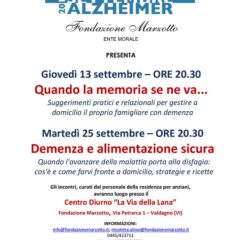 Settembre Alzheimer serate d’informazione