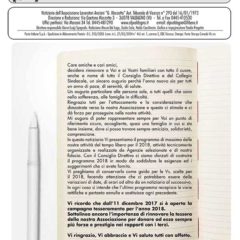 Notiziario Gennaio Febbraio 2018