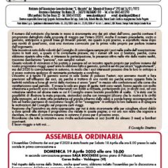 Notiziario Marzo Aprile 2020